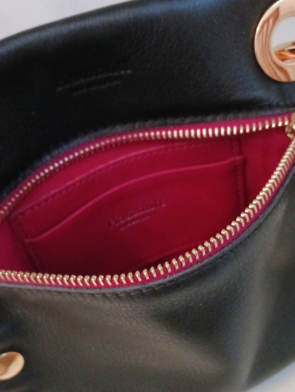 HAMMITT BLK LEATHER CROSS BODY - Picture 6 of 10